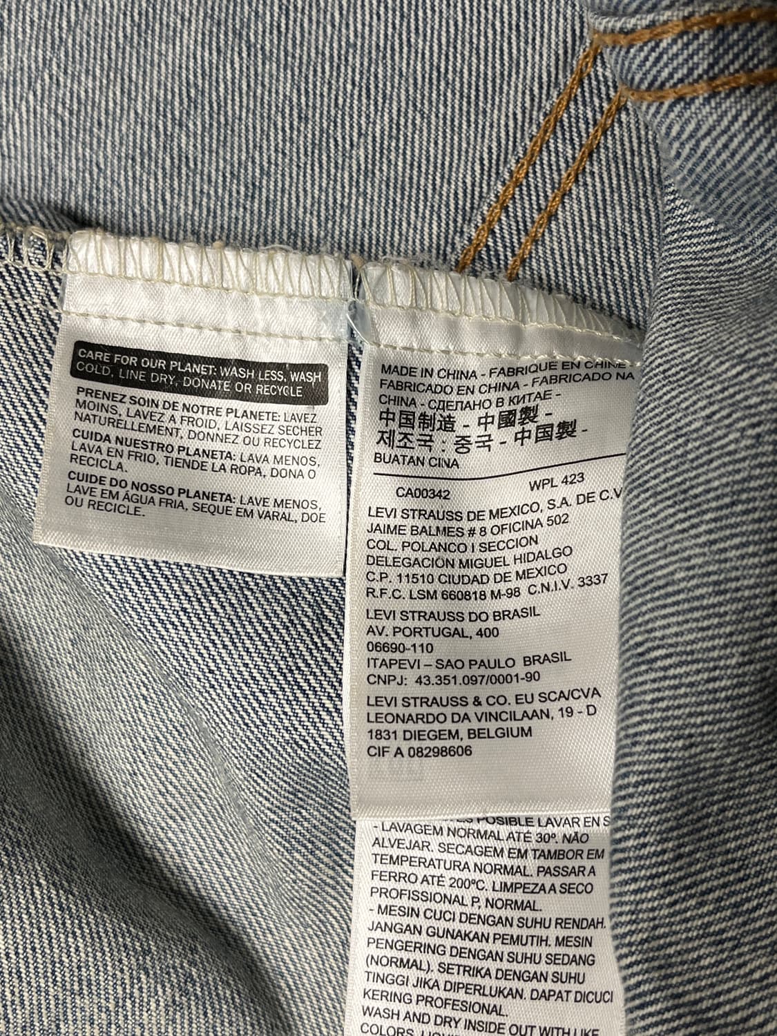 [M] 리바이스 빅E  프리미엄 3세대 데님 자켓 상품이미지5