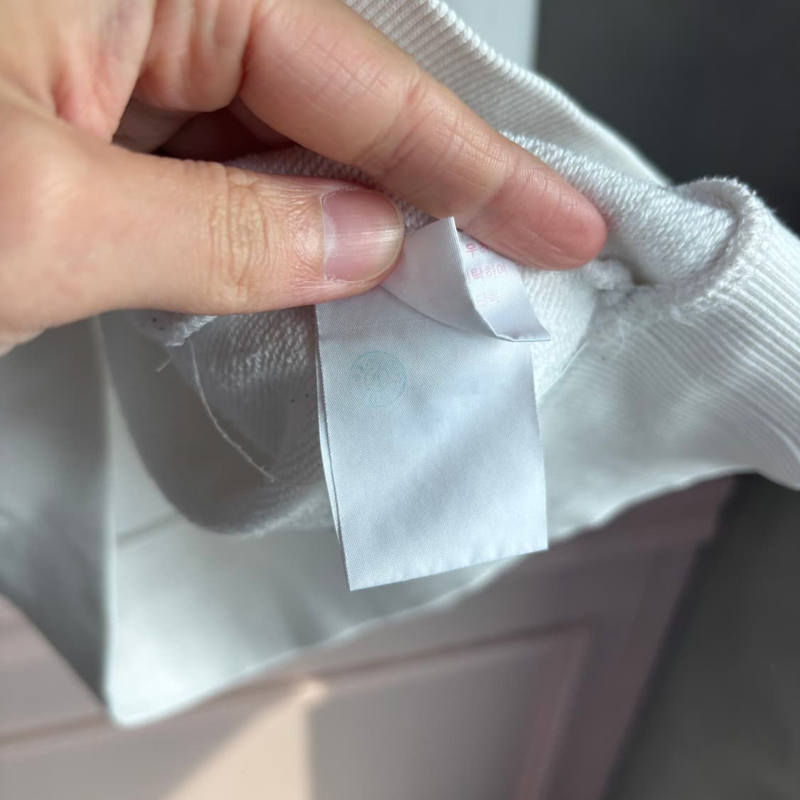 라코스테 후드 화이트 상품이미지3