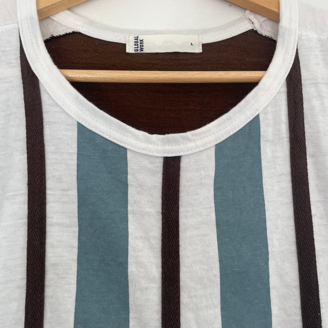 스트라이프 슬리브리스 상품이미지3