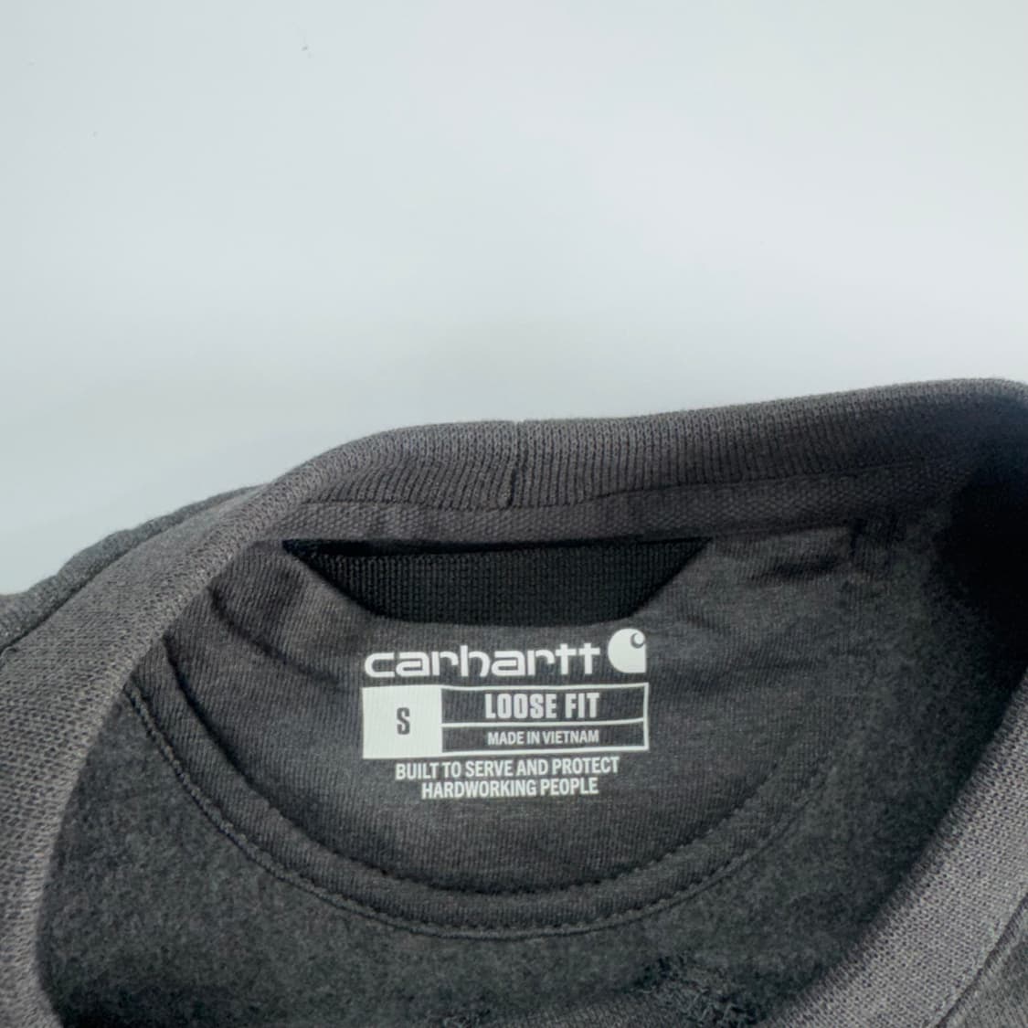 Carhartt 칼하트 루즈핏 차콜 맨투맨 상품이미지6