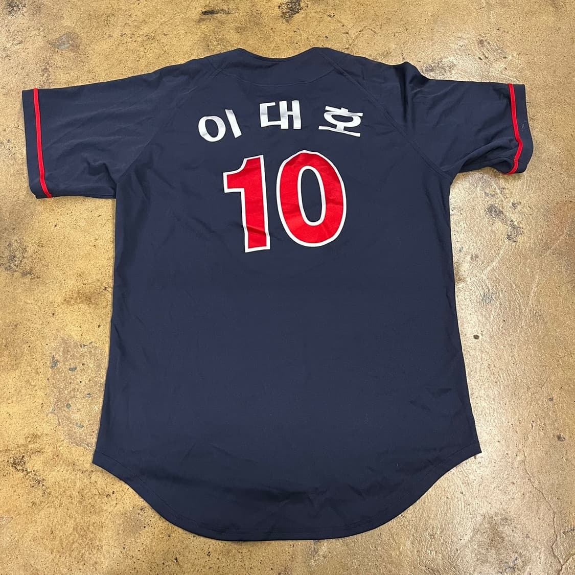 [110] 롯데 자이언츠 야구 유니폼 네이비 이대호 마킹 b14 상품이미지3