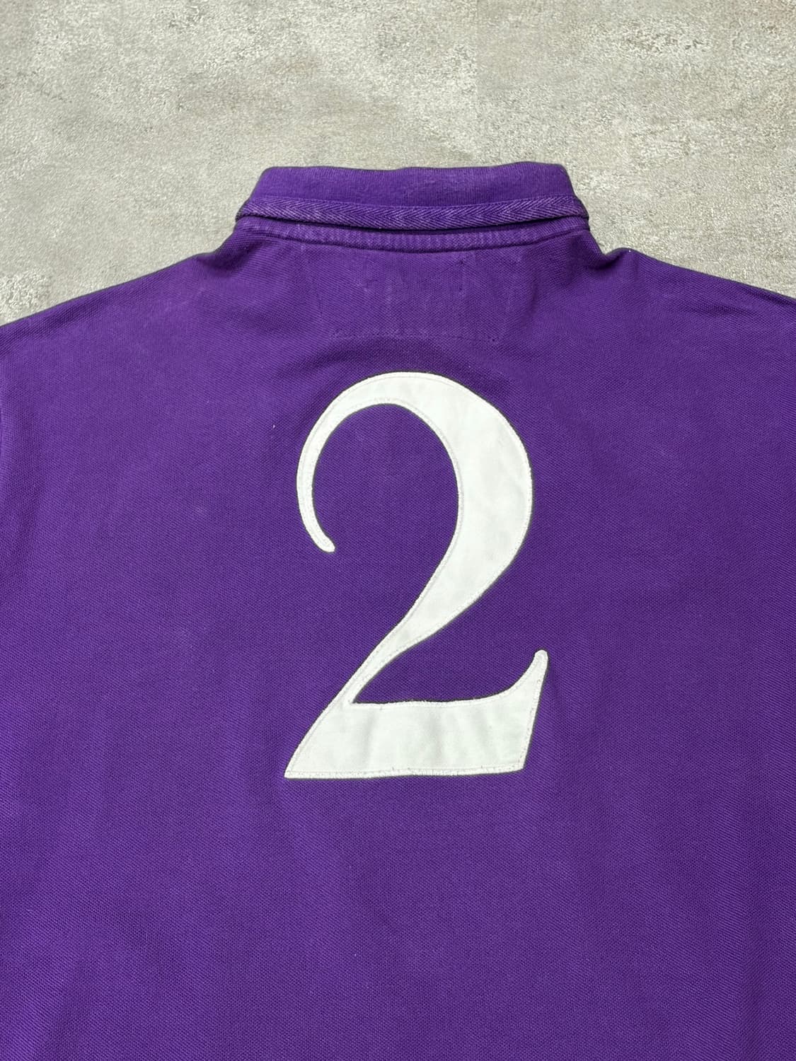 폴로 랄프로렌 빅포니 크레스트 로고 보라색 반팔 카라티 상품이미지6