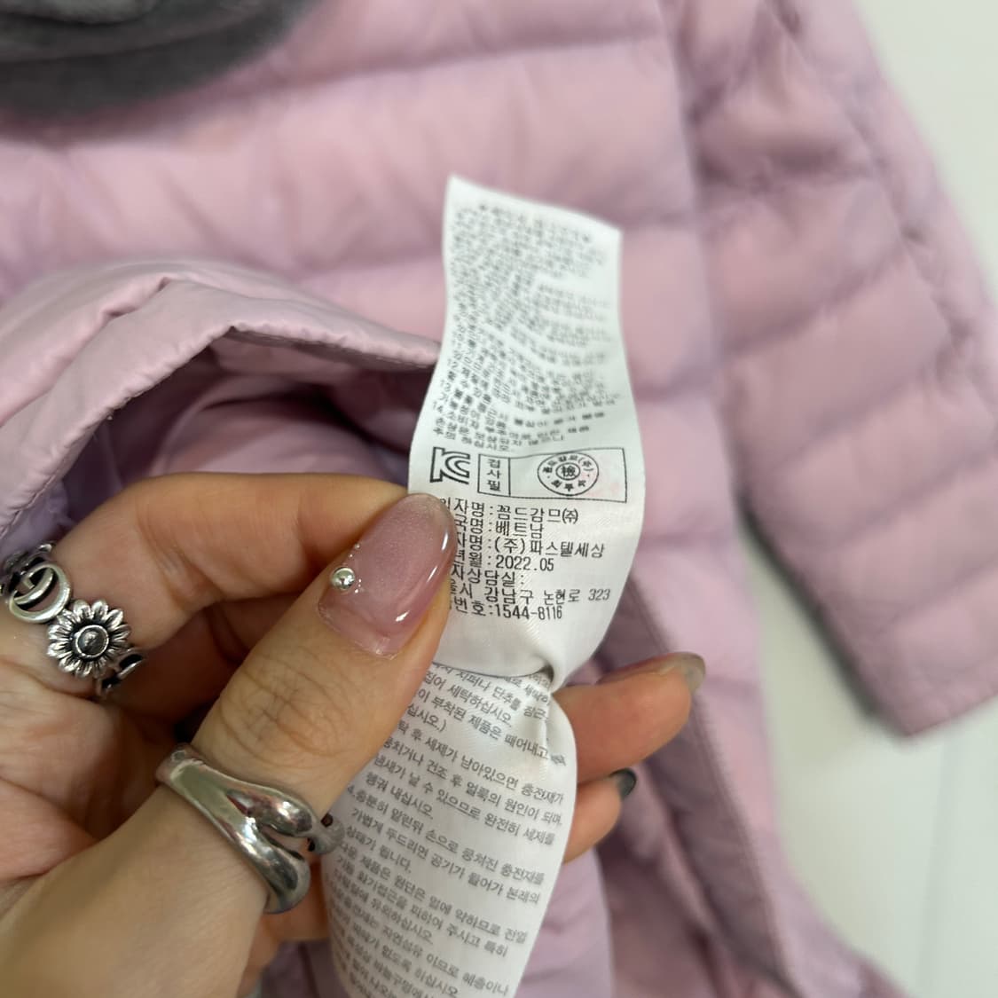 헤지스 키즈 오리털 패딩 130  상품이미지5