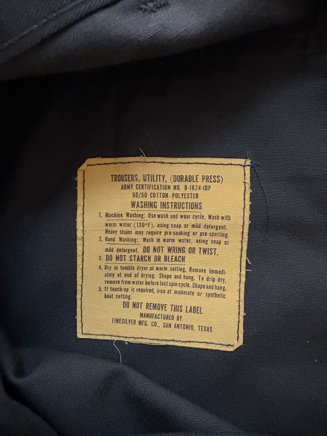 70-80's U.S Army og-507 Fartigue Pant 상품이미지4