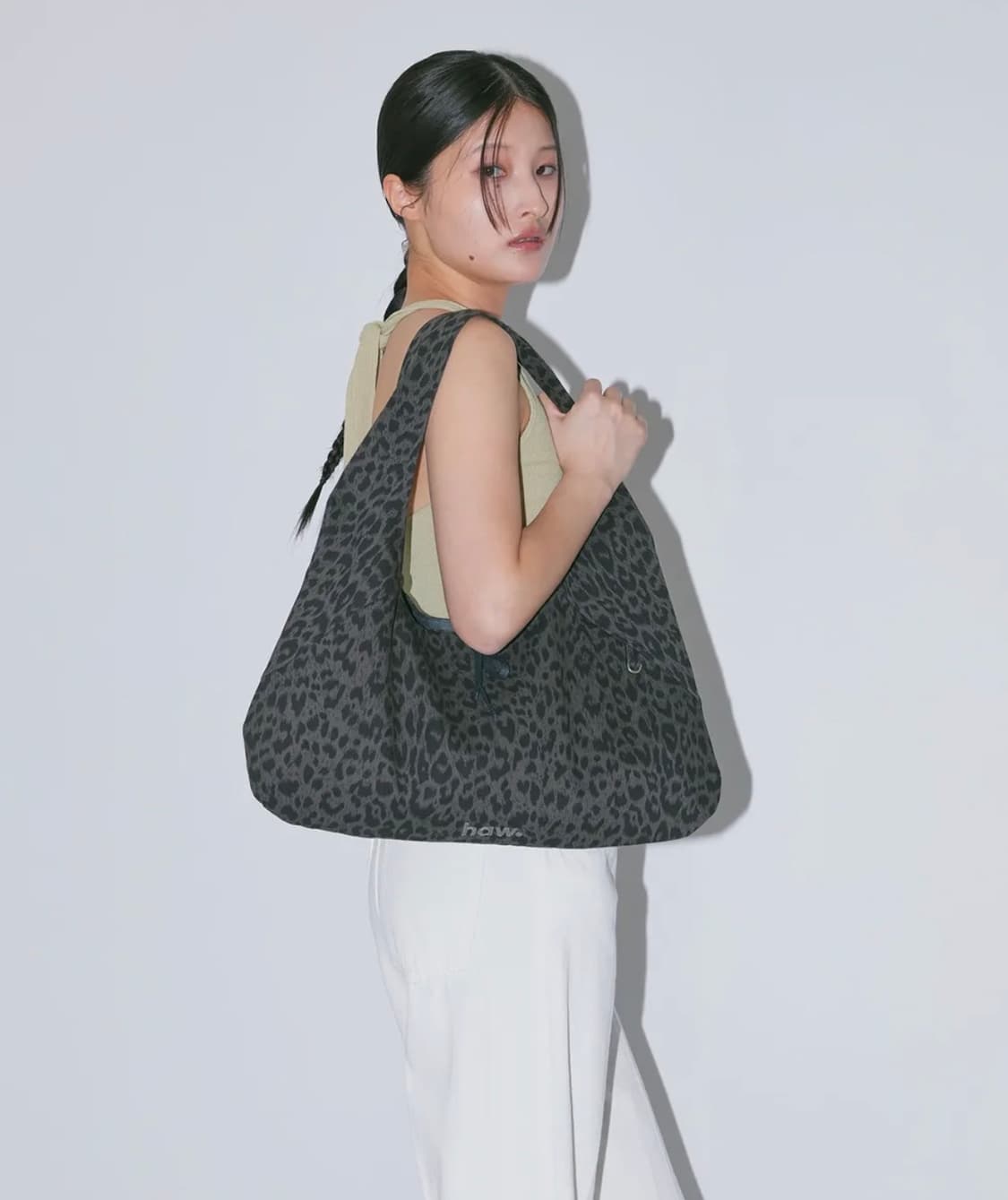 해브어웨일 leopard parttern eco bag 레오파드 에코백 상품이미지4