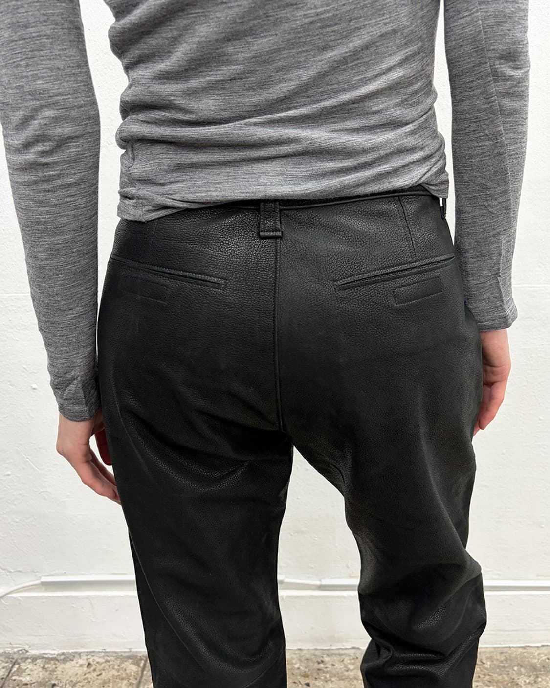 요시유키 코니시 고트스킨 레 팬츠 상품이미지5