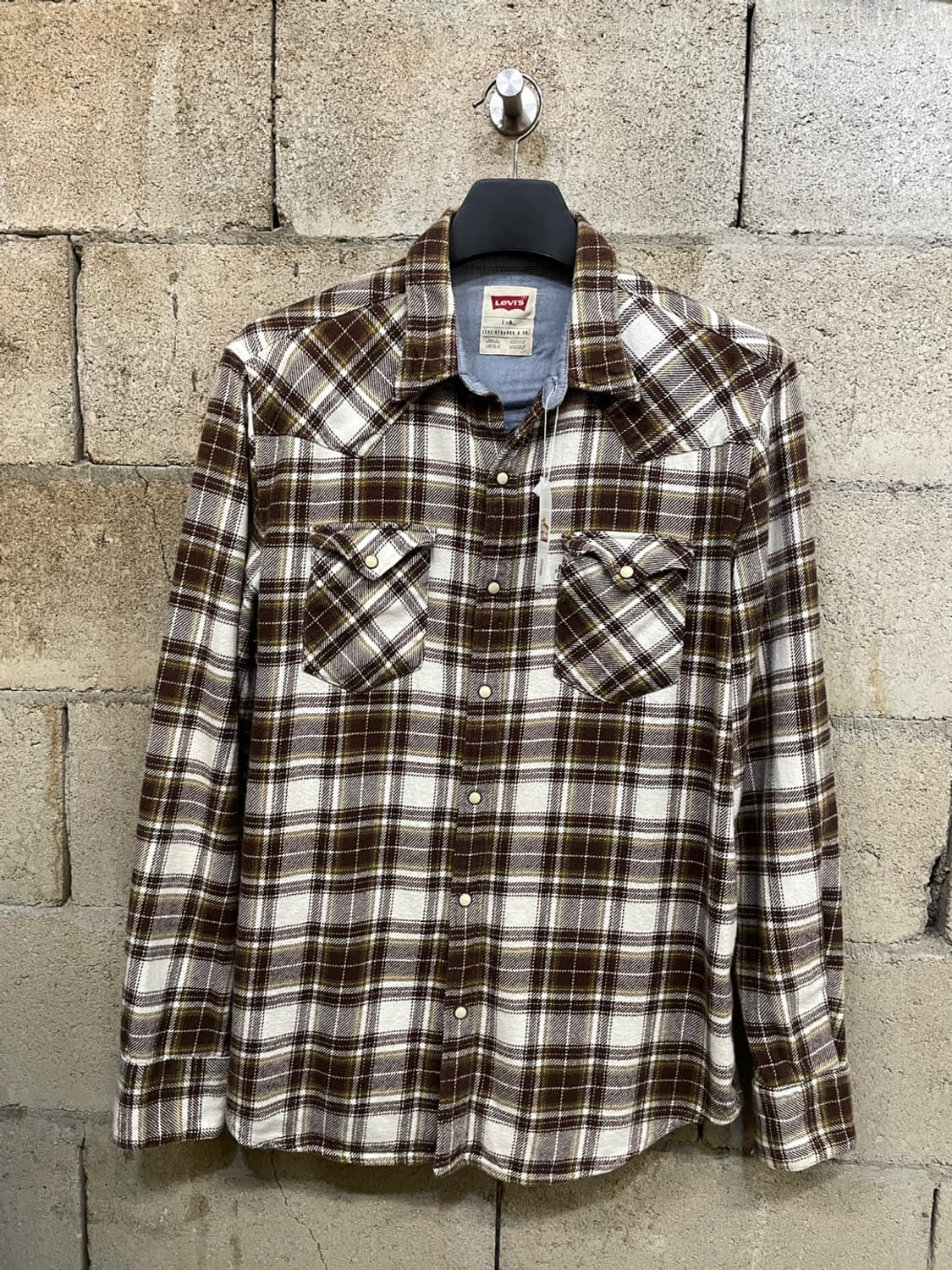 리바이스 웨스턴 체크 셔츠 상품이미지1