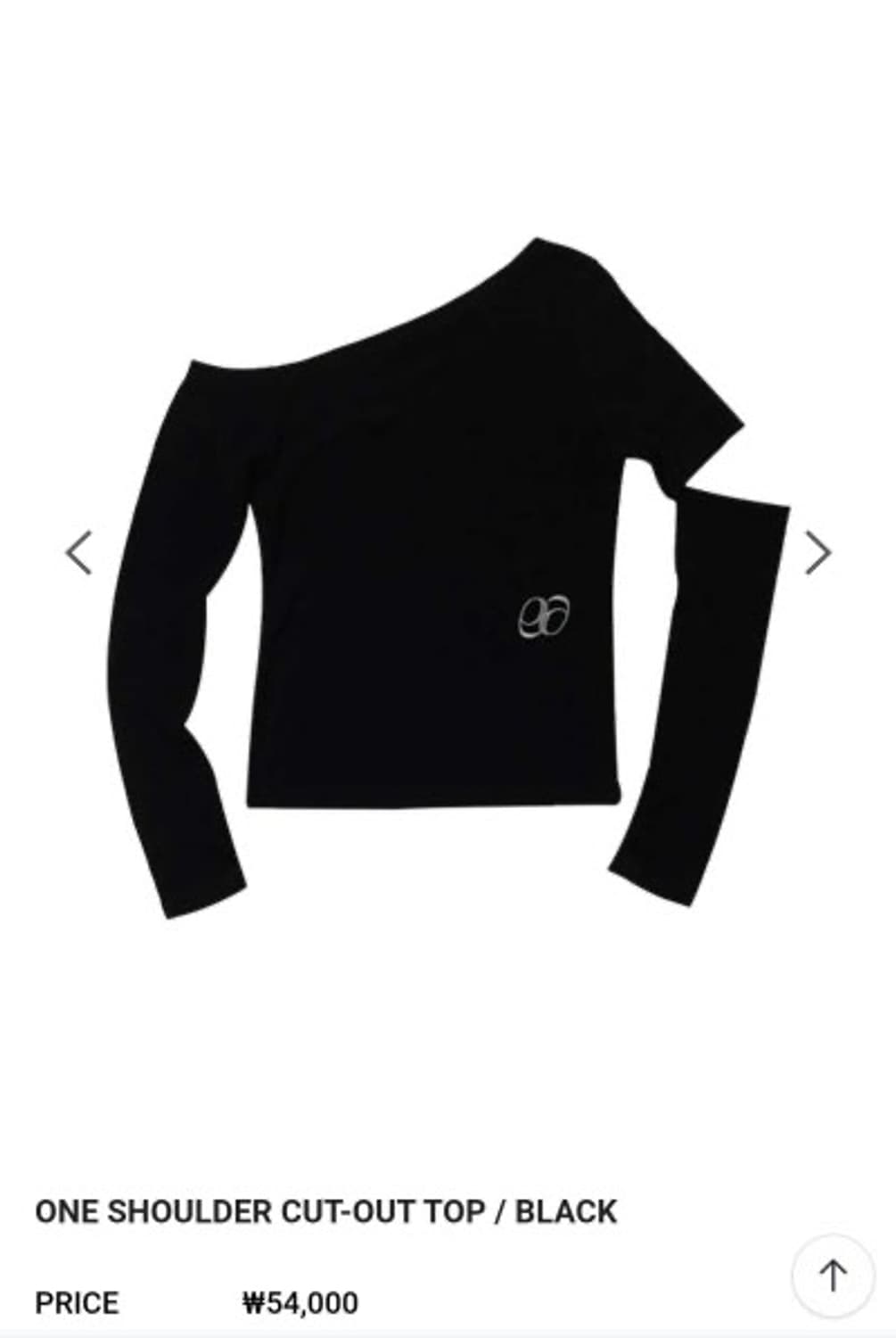 ason 애즈온 원숄더 컷아웃 탑 상품이미지1