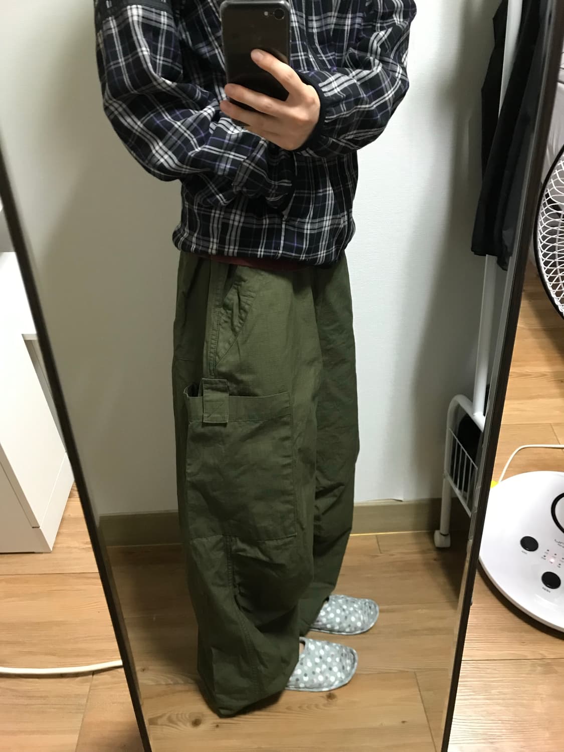 카키 카고팬츠 상품이미지4