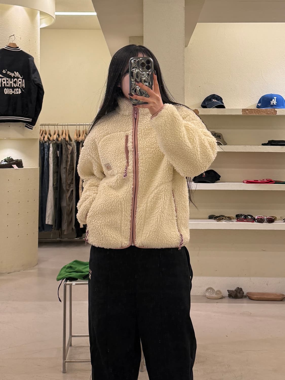 노스페이스 아이보리 보아 플리스 자켓 U1098 상품이미지1