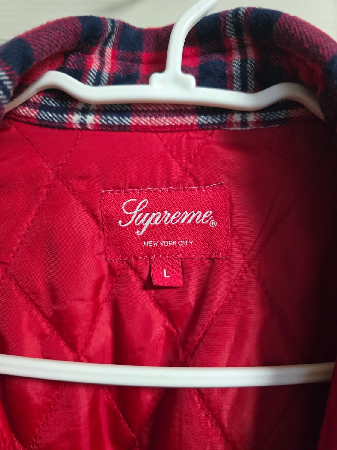 슈프림 퀼티드 플란넬 셔츠 100~105 상품이미지4