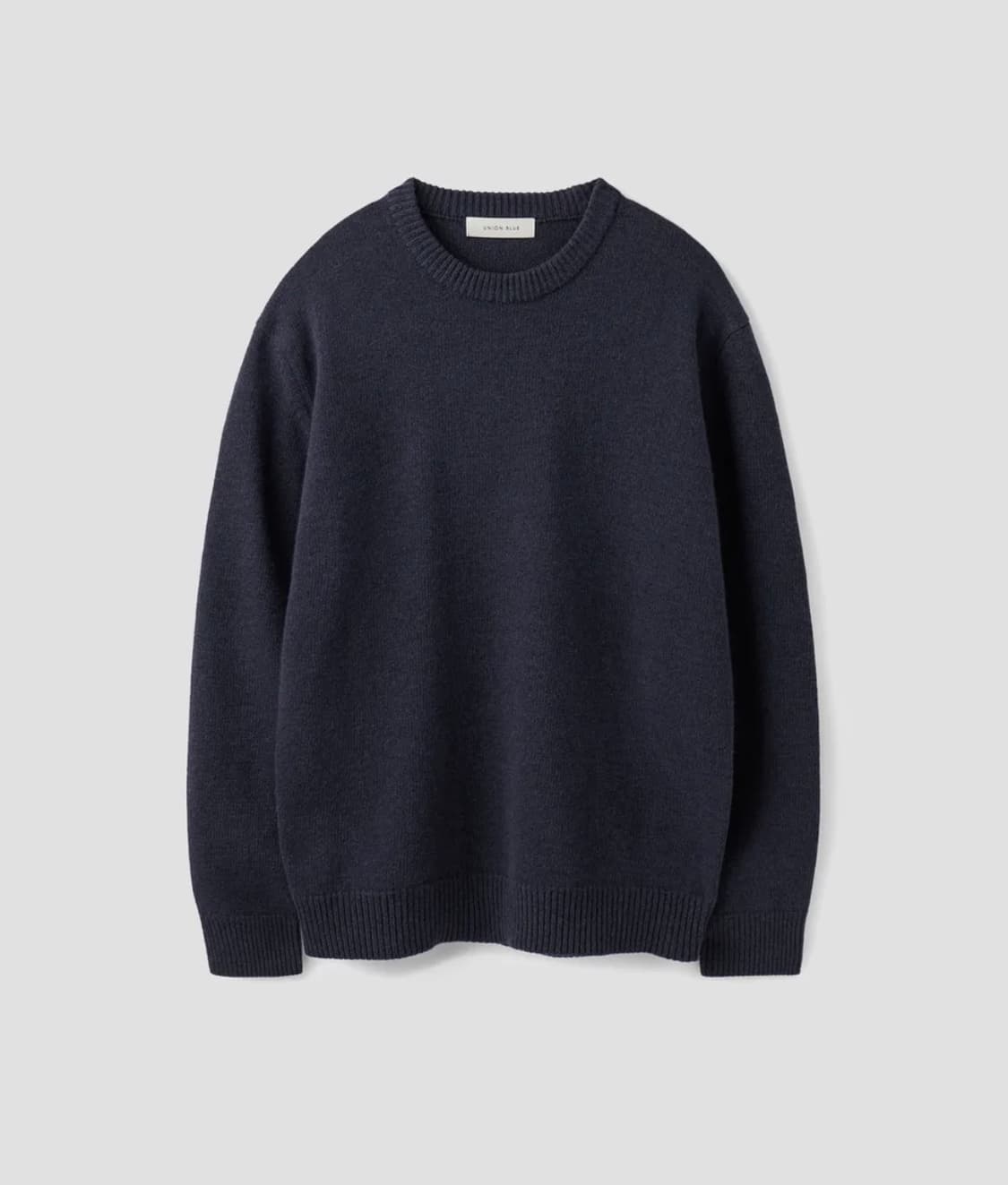 (L) 유니온블루 프라이데이 메리노울 니트 네이비 상품이미지1
