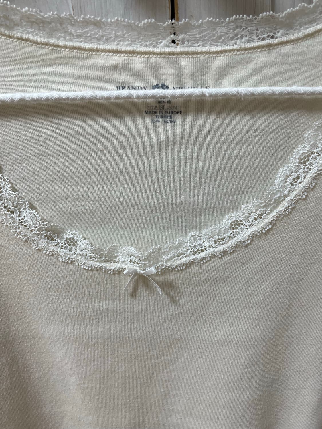 브랜디멜빌 레이스 크림 맥케나 반팔 티셔츠 상품이미지3