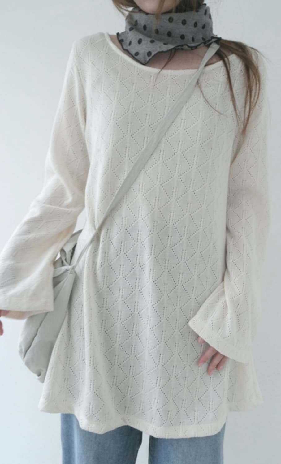 애프터먼데이 세이지 펀칭 원피스 상품이미지2