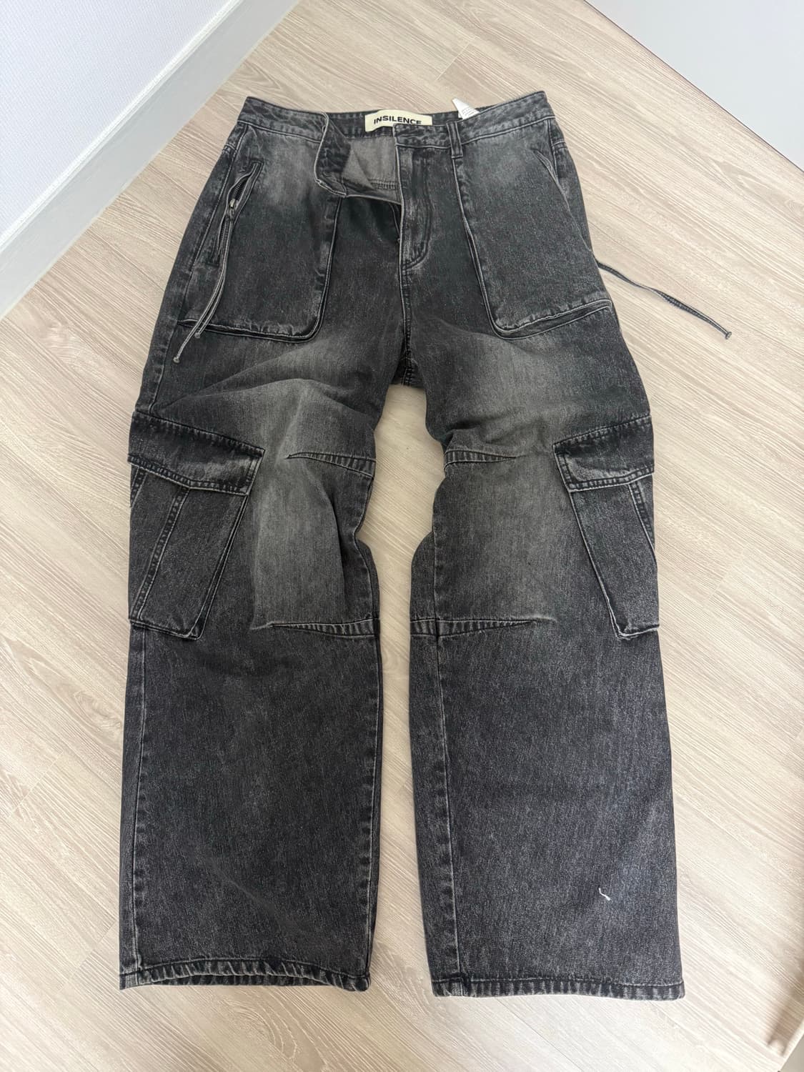 인사일런스 사이드포켓워시드데님 상품이미지1