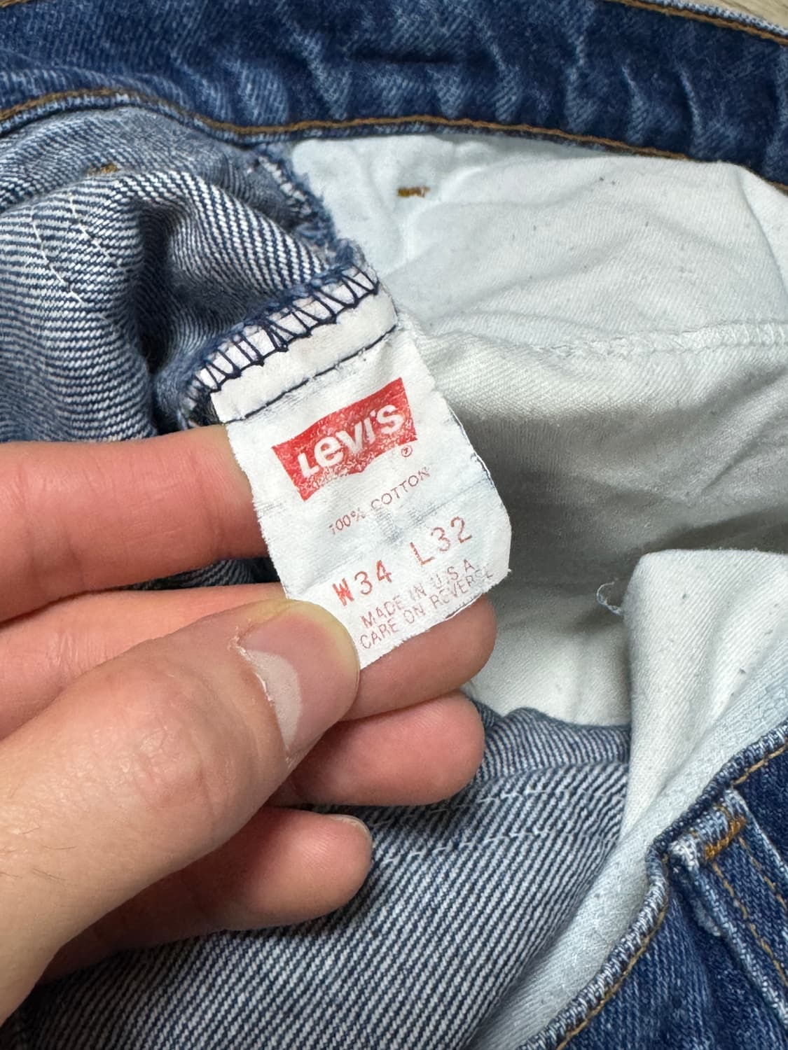 1980s USA 리바이스 517 부츠컷 데님 오렌지탭 상품이미지4