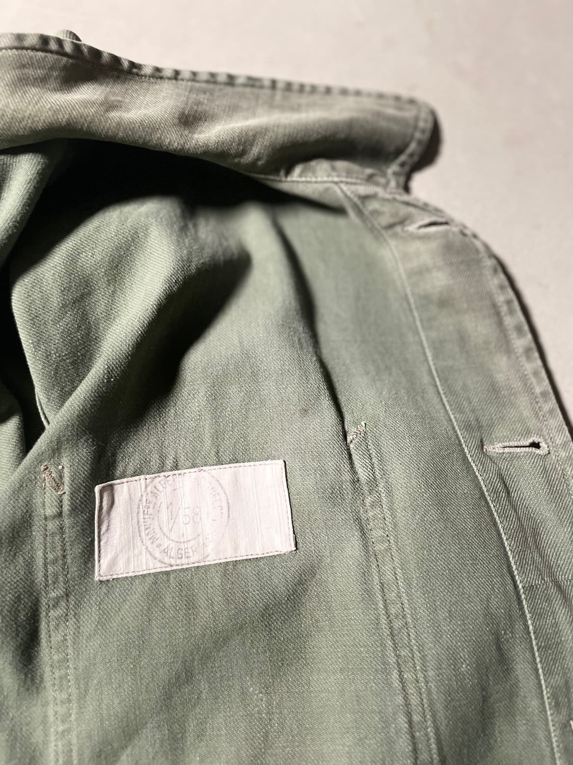 60’s French Military Utility Work Jacket 상품이미지6