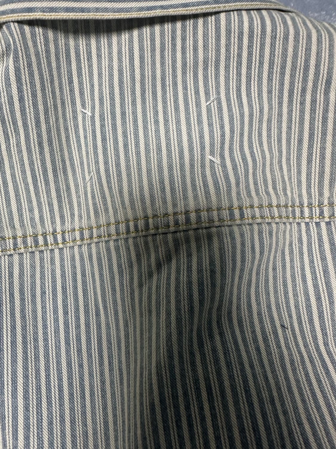 마르지엘라 디스 워싱스트라이프 트러커자켓 50 상품이미지5