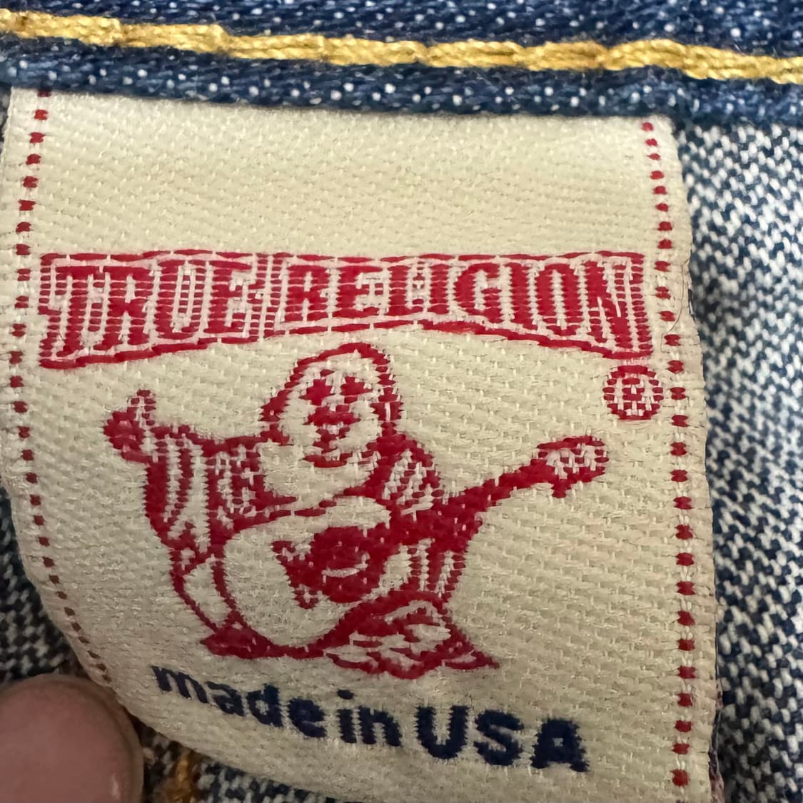 트루릴리전 플레어 토니 부츠컷 데님 팬츠 상품이미지6