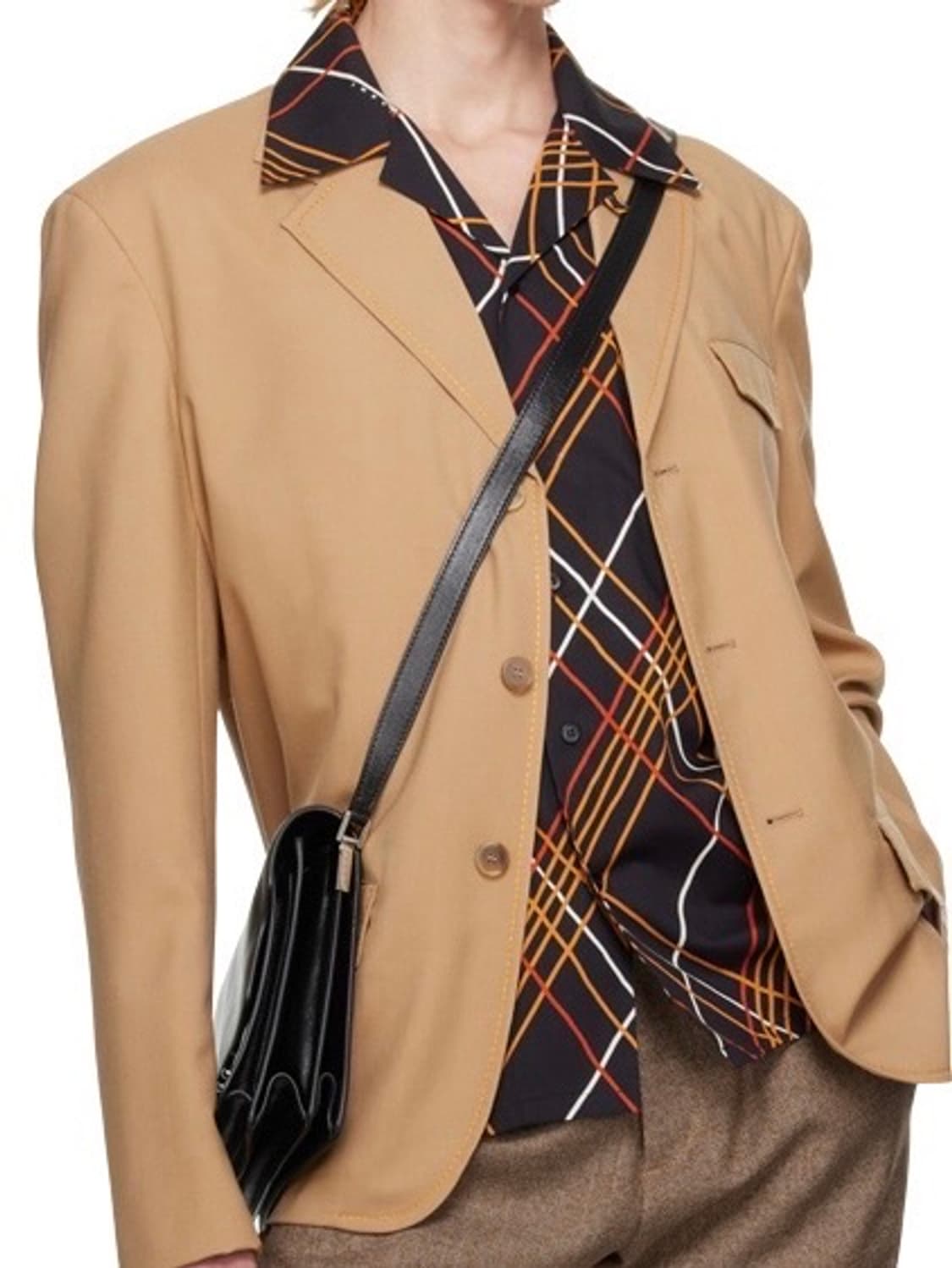 [48] 마르니 스티치 싱글 브레스티드 블레이저 자켓 상품이미지3