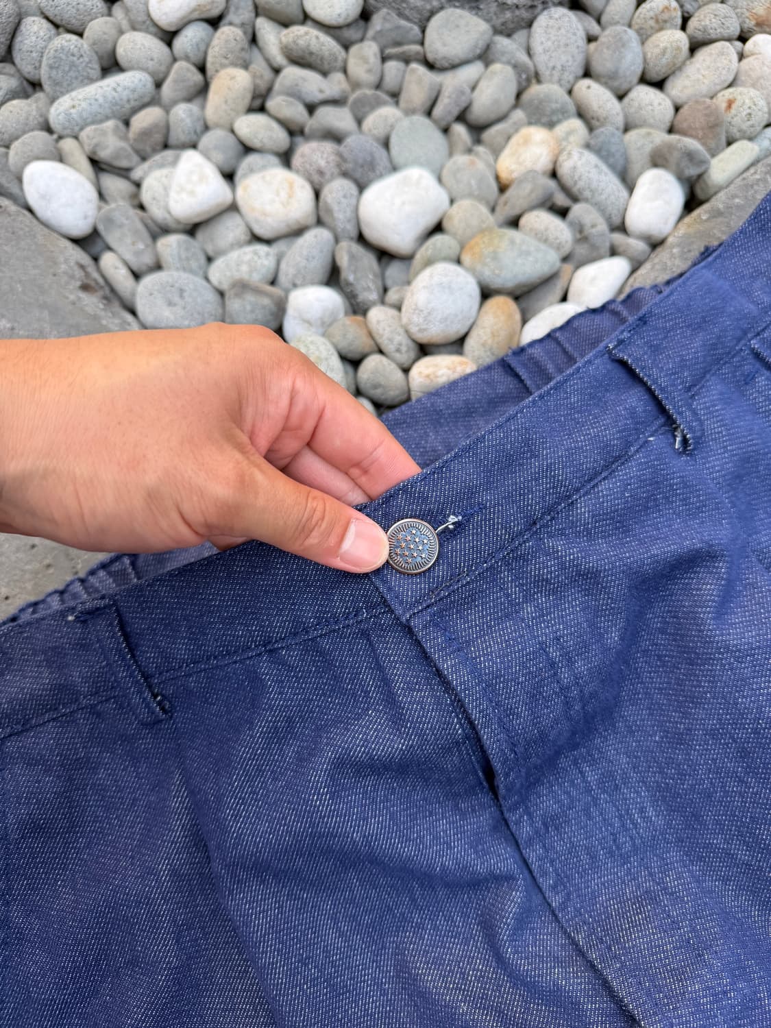 1990s LE CEDRE DENIM FRENCH 데님 프렌치 와이드팬츠 상품이미지6