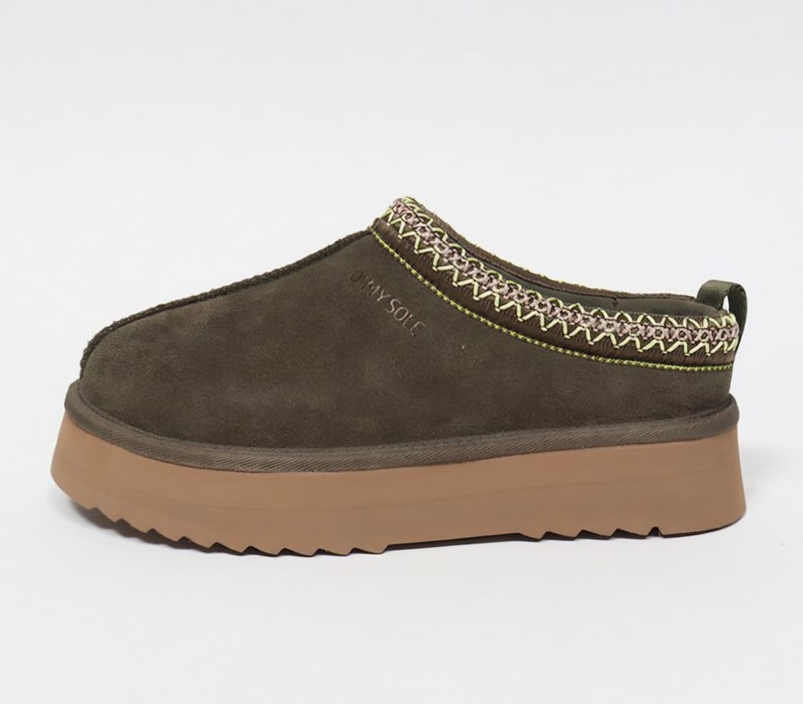 오마이솔 어그 슬리퍼 부츠 om306 올리브 새상품 230 상품이미지4