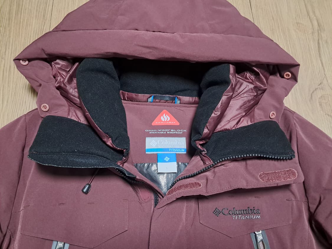 컬럼비아 티타늄 여성 패딩 L 상품이미지4