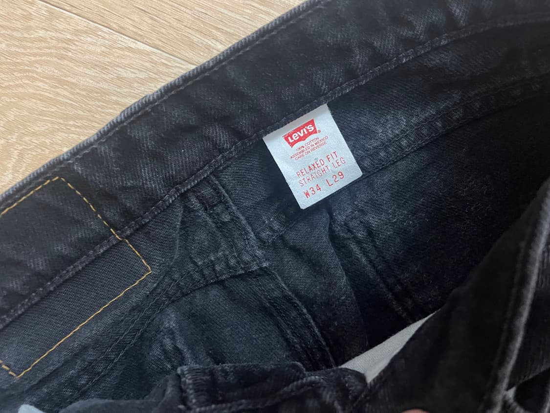 리바이스 90‘s 화이트탭 릴렉스 스트레이 레그 34x29 상품이미지4