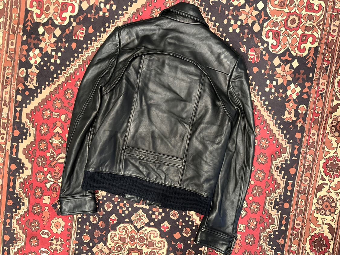 ( M-L ) 가죽자켓 레더자켓 봄버자켓 바이커자켓 레이싱자켓 상품이미지4