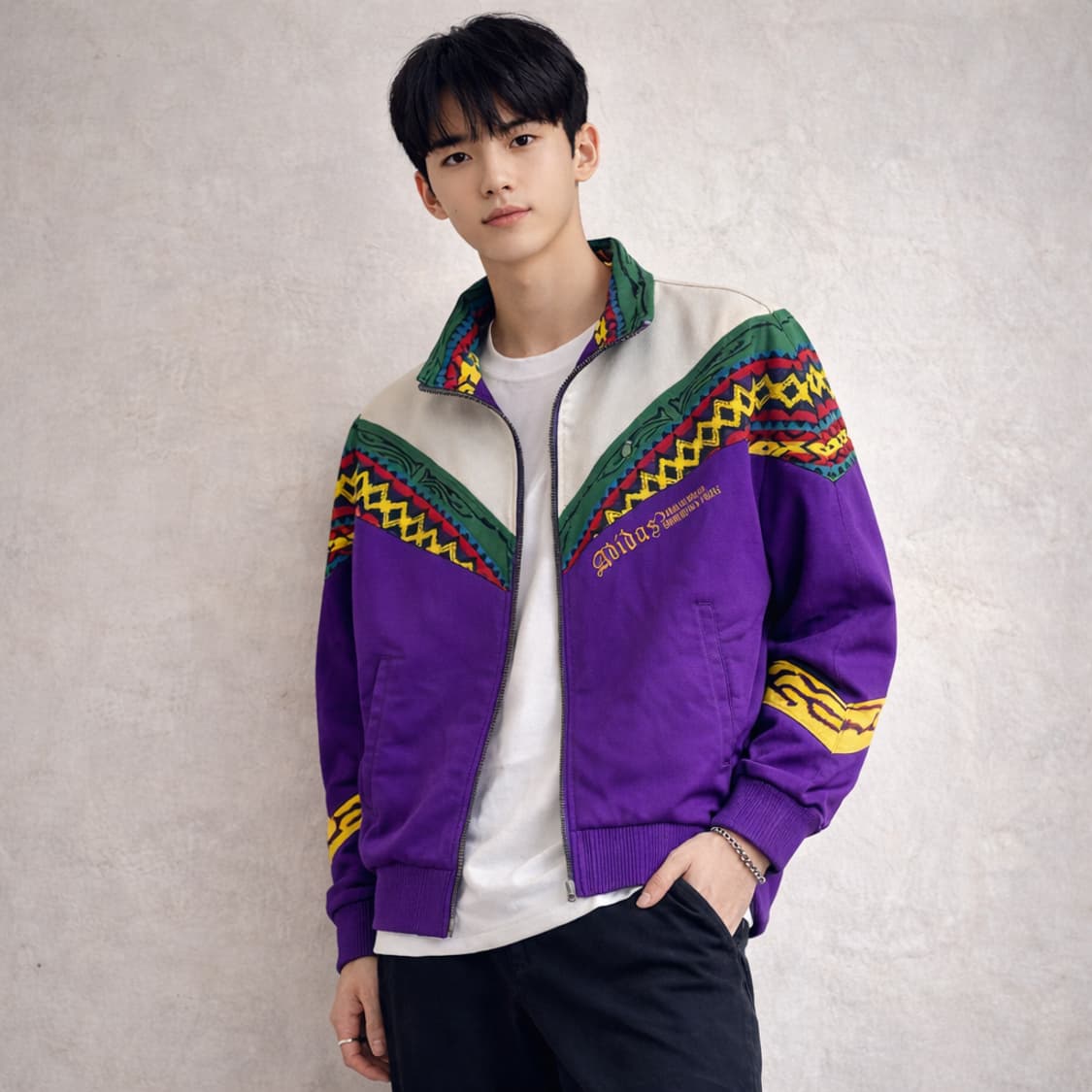 아디다스 90s 빈티지 올드스쿨 트랙탑 자켓 상품이미지2