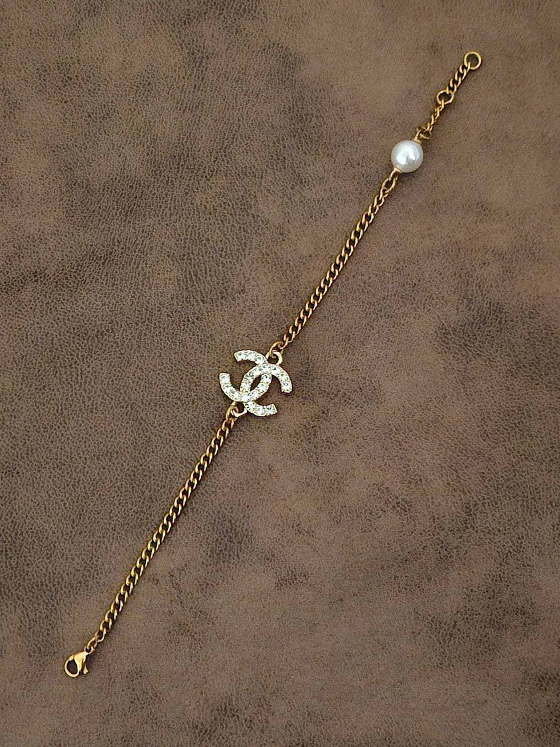 464 샤넬 정품 빈티지 업사이클링 팔찌 상품이미지1