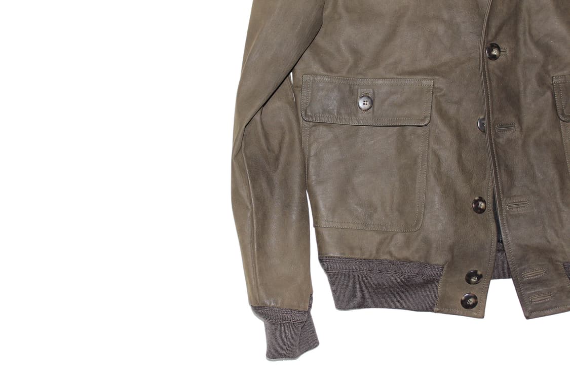 Valstarino 발스타리노 A-1 스웨이드 봄버 자켓 상품이미지3