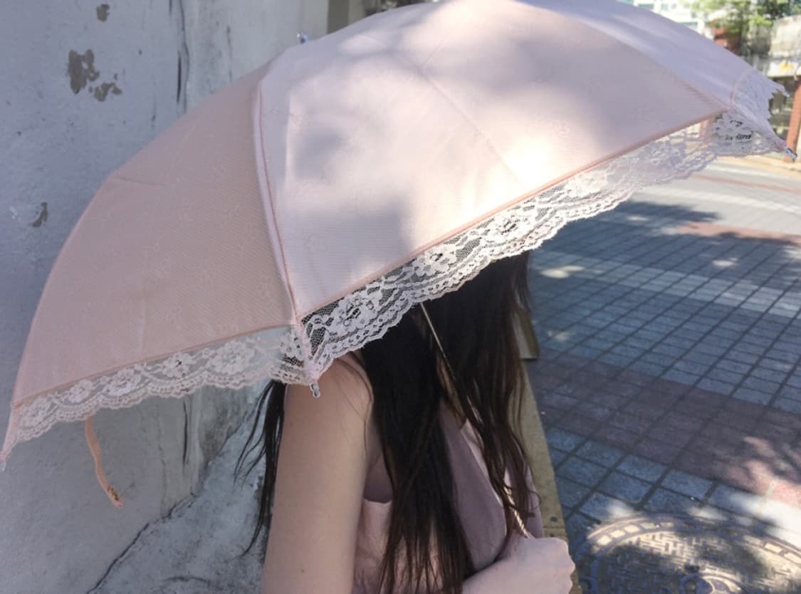 당일배송) 히피디피 petal UV 양우산 핑크 상품이미지1