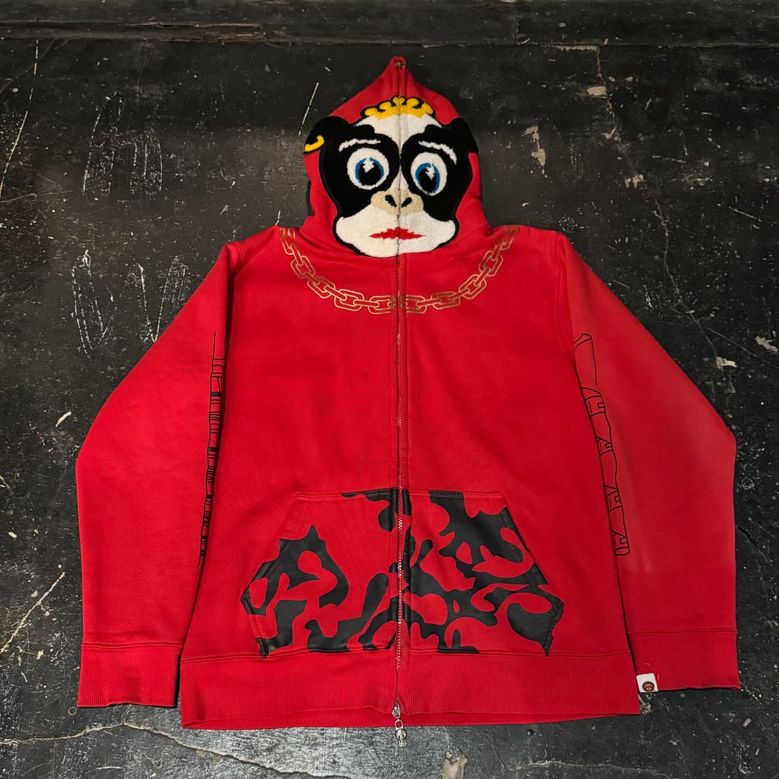 마일로 젖소 후드집업 상품이미지1