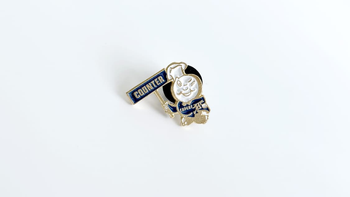 맥도날드 빈티지 크루 핀뱃지 라펠핀 ‘Speedee Counter’ 상품이미지4