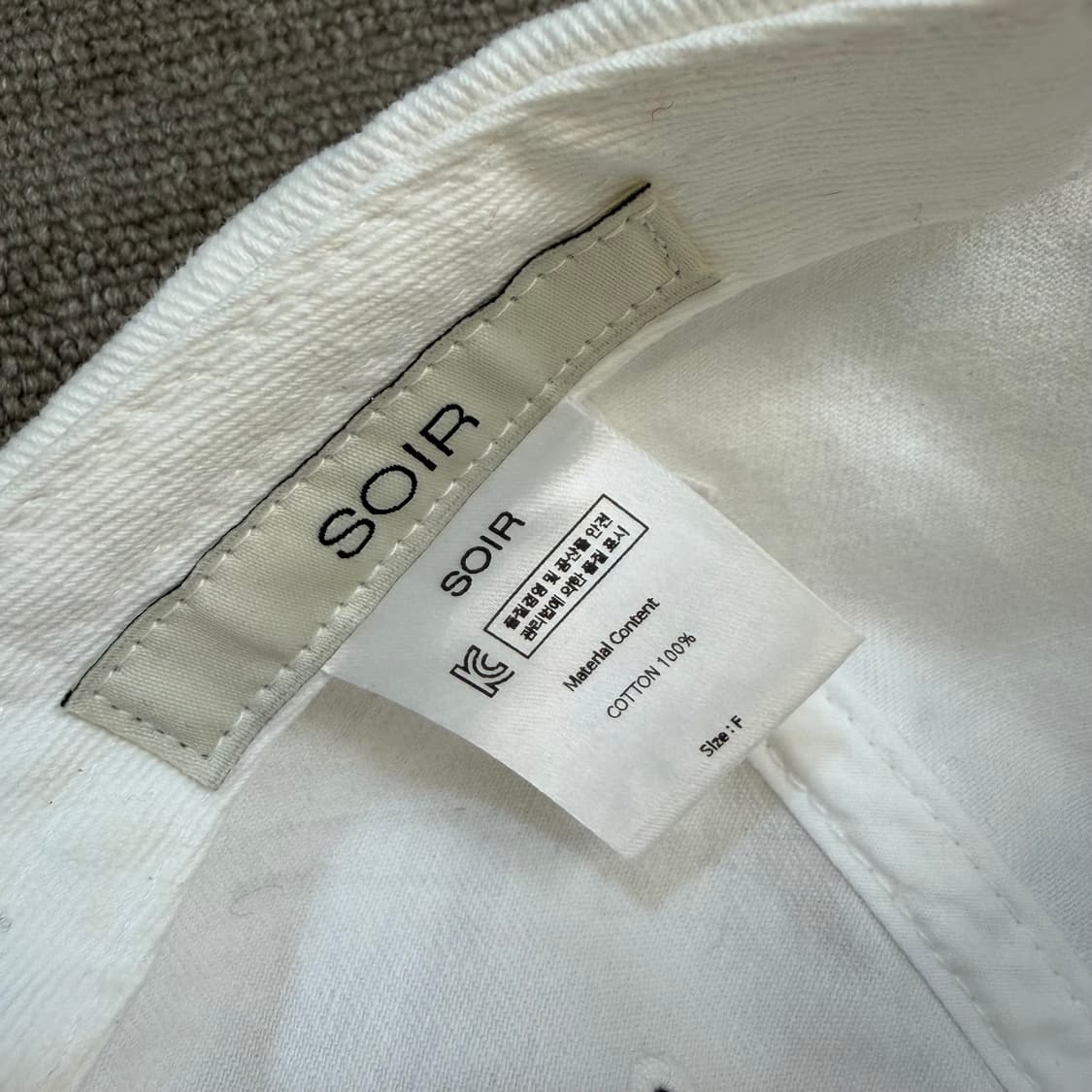 soir 쏘이르 볼캡  상품이미지3