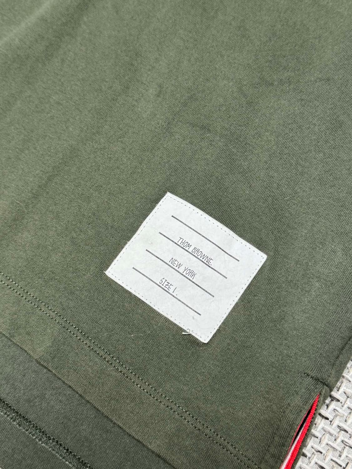 톰브라운 삼선 반팔 티셔츠 상품이미지5