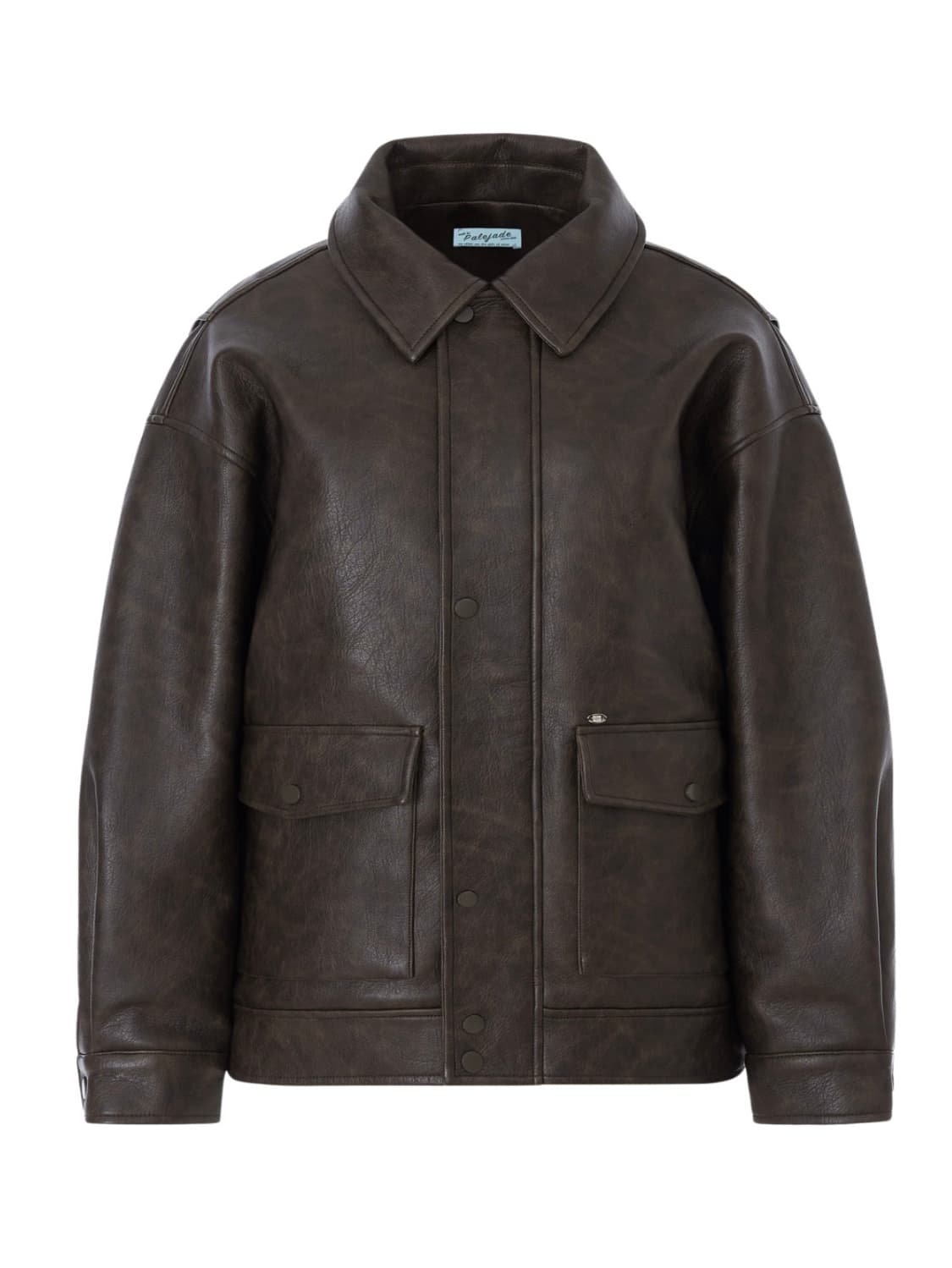 페이제이드 패디드 오버핏 레더자켓 상품이미지3