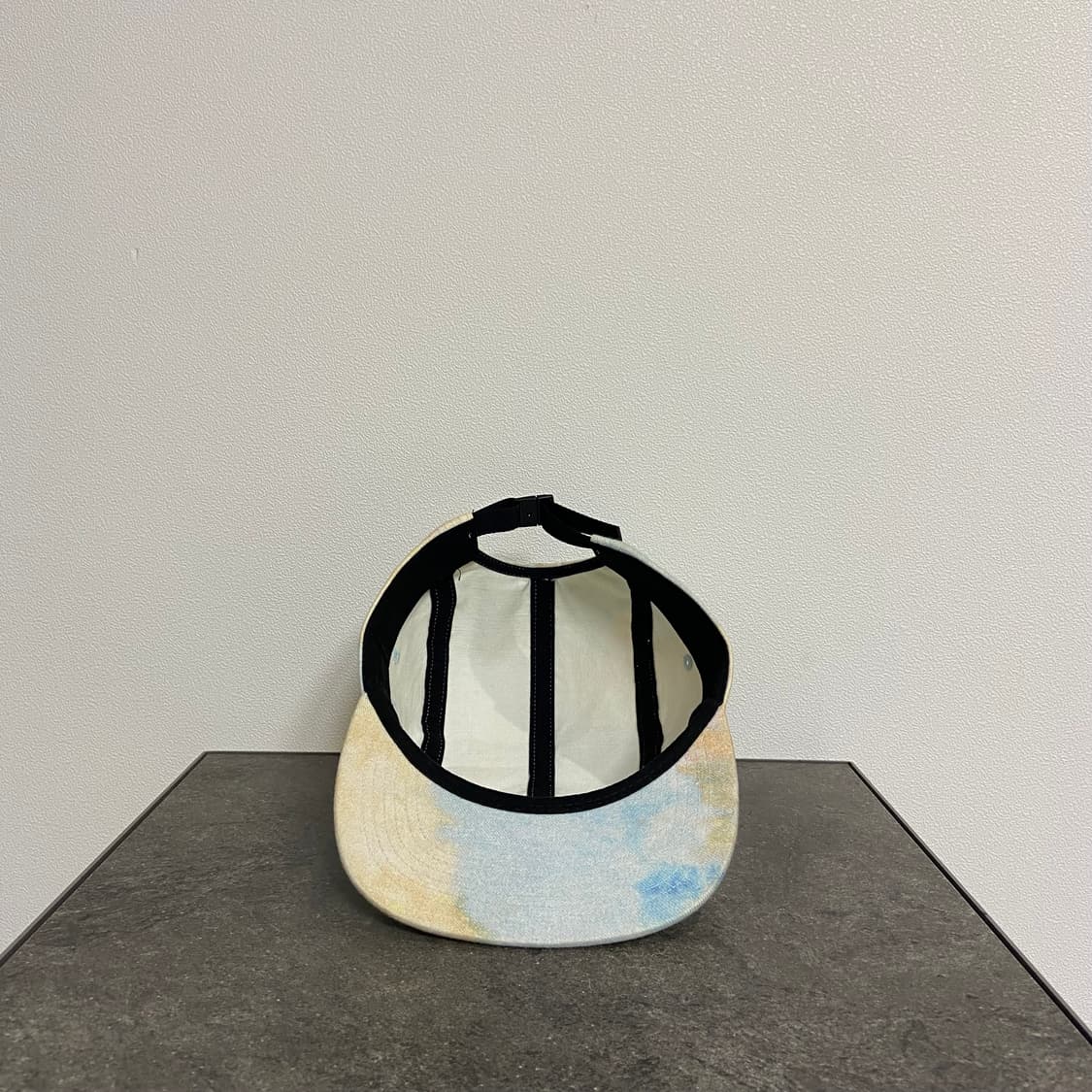 슈프림 워시드 멀티컬러 다이드 레드 박스로고 캠프캡 모자 상품이미지5