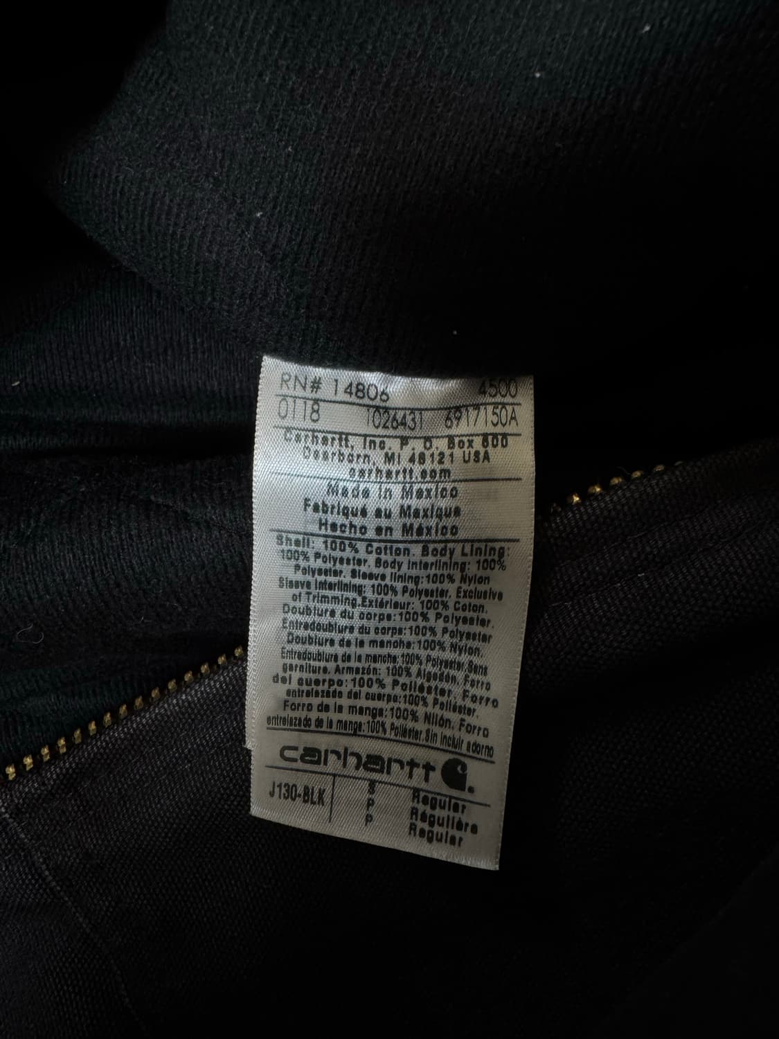 칼하트 J130 blk 상품이미지4