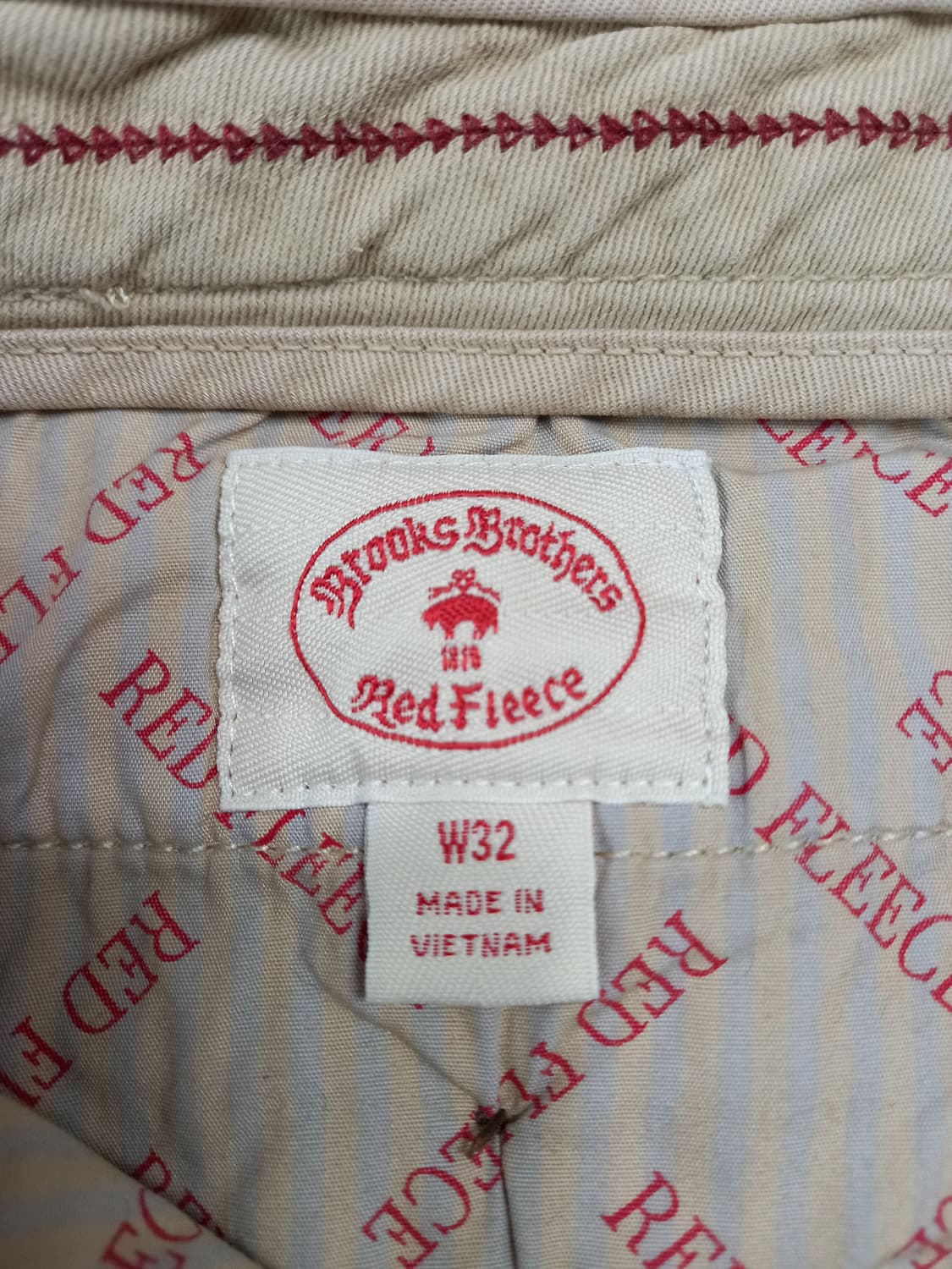 32 Brooke Brothers 스판 반바지 베이지 32-378 상품이미지5