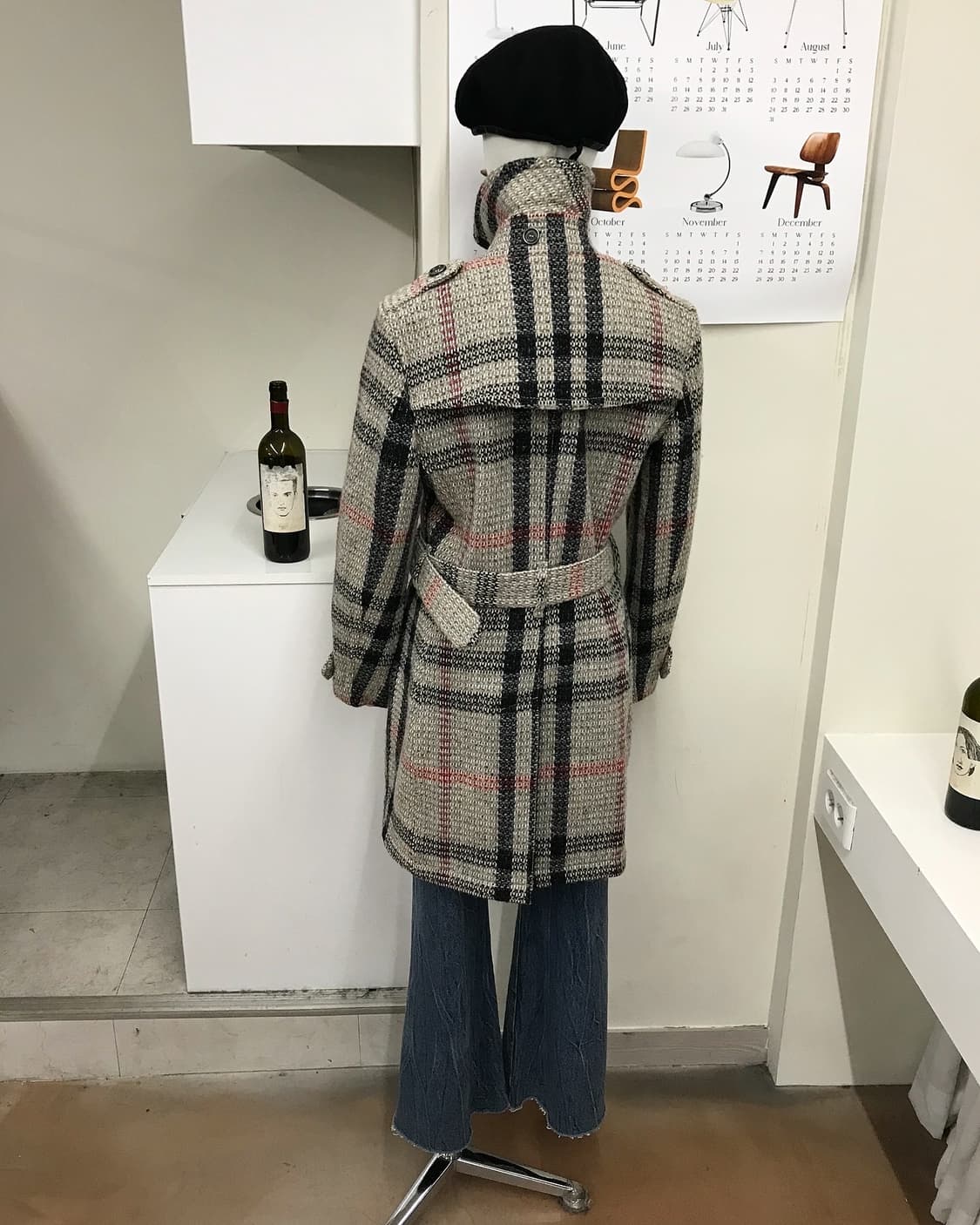 버버리 노바체크 더블 울 코트 상품이미지10