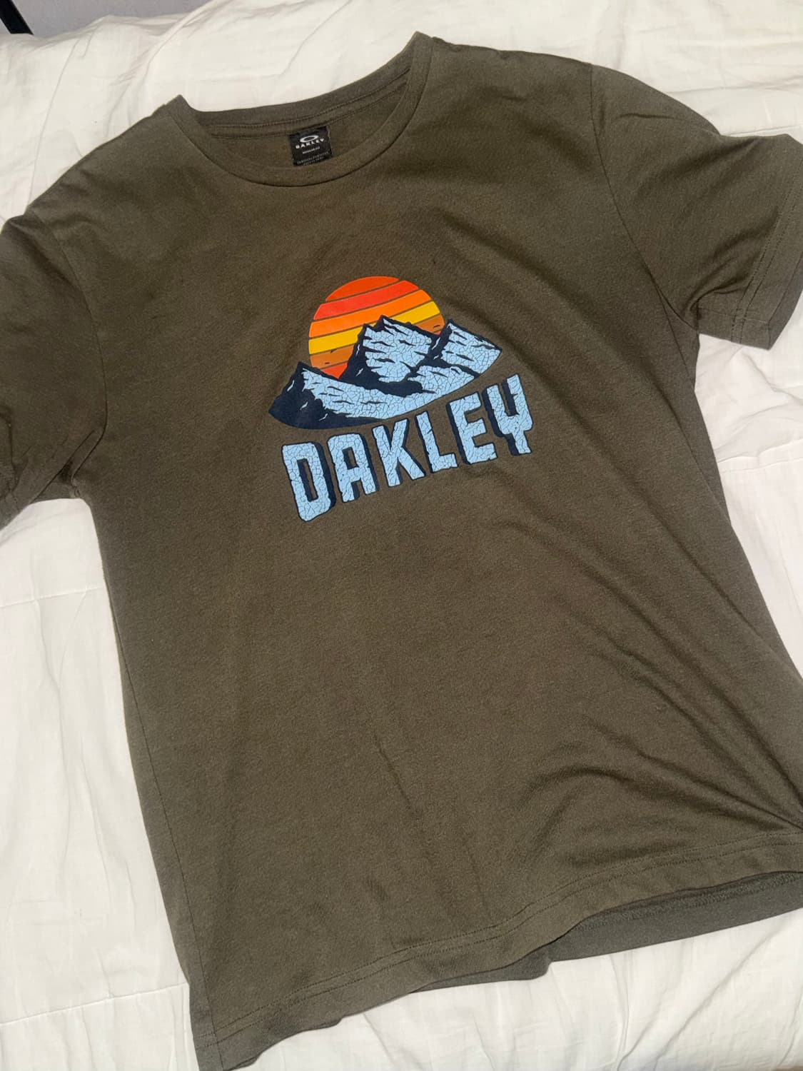 OAKLEY 카키 반팔 상품이미지2