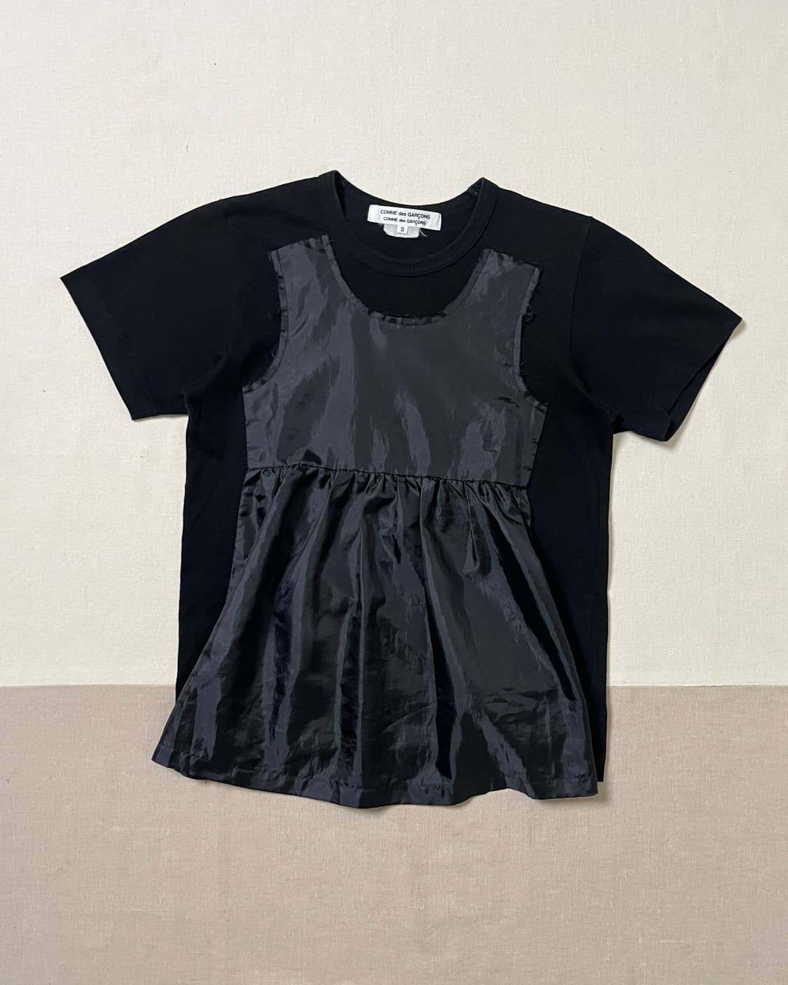 꼼데가르송 큐프라 패치 레이어드 티셔츠 comme des garcons 상품이미지1