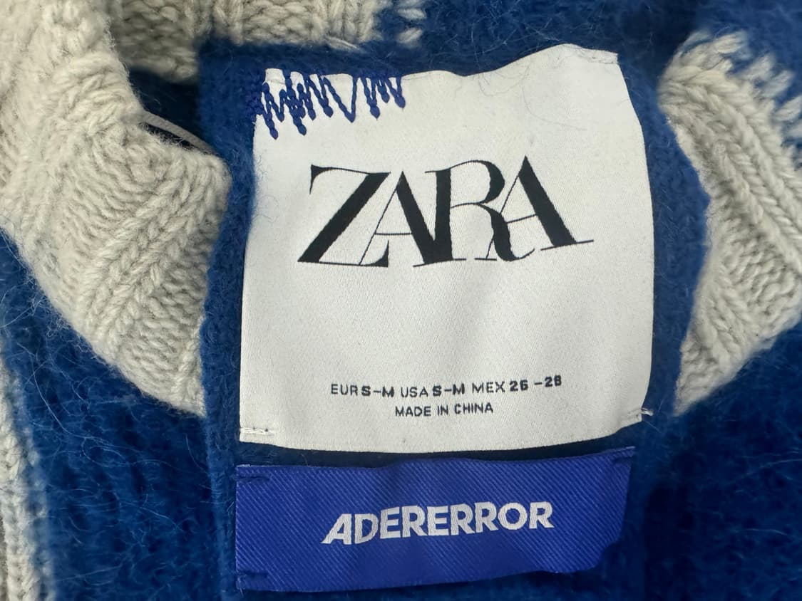 [S~M] 아더에러 X 자라 패치워크 니트 상품이미지3