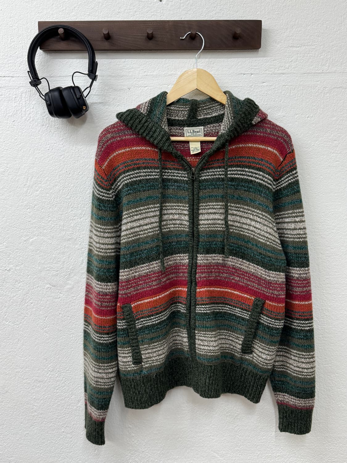 엘엘빈 니트 후드집업(T3) 상품이미지1