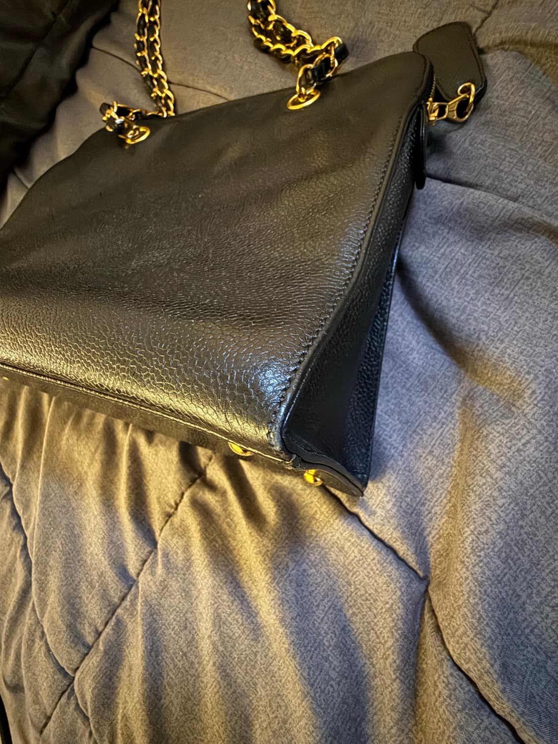 빈티지 케비어 롱체인 플랩 백 상품이미지3