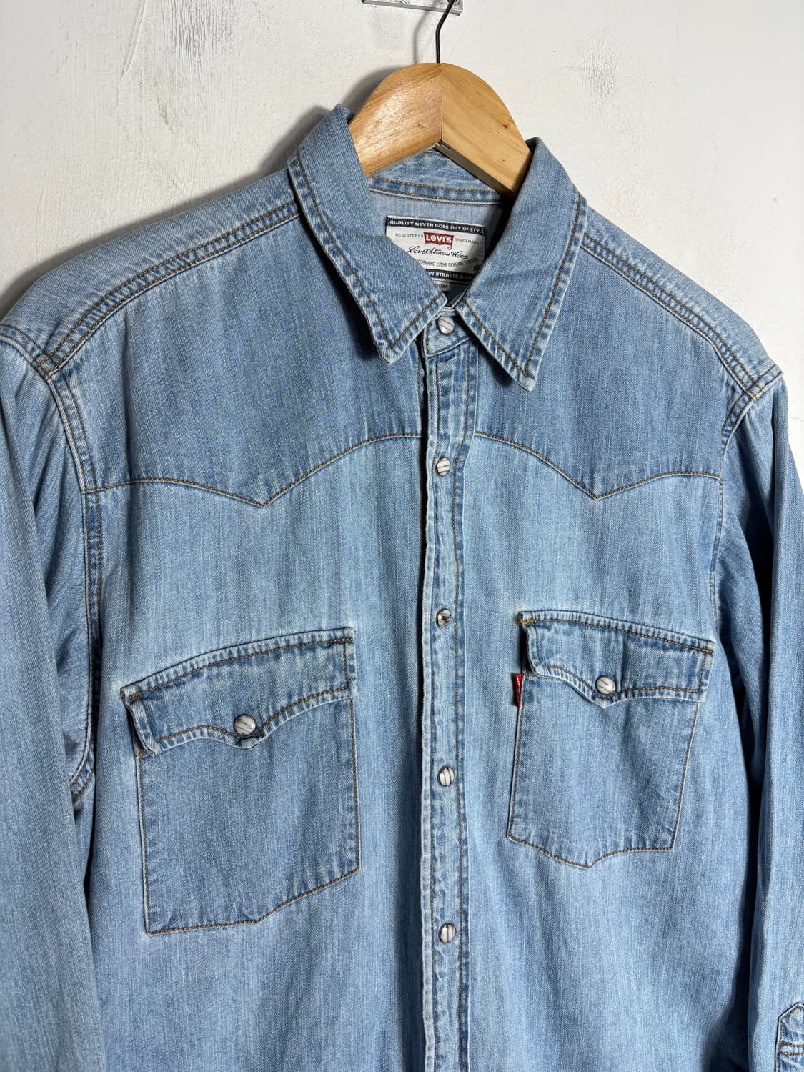 리바이스 웨스턴 데님 셔츠 상품이미지3