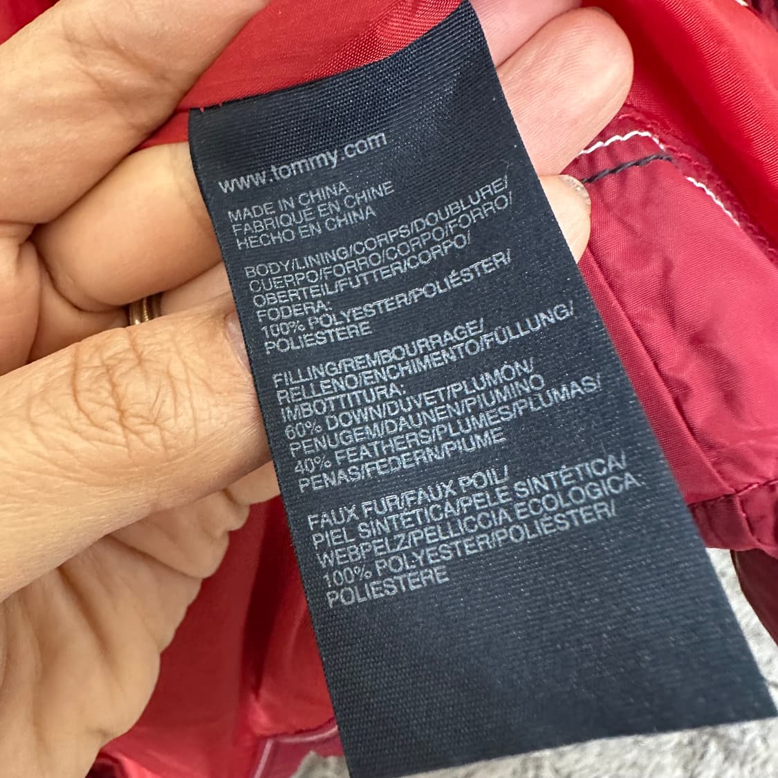   타미힐피거데님 남자 패딩조끼 M  EIW 상품이미지7