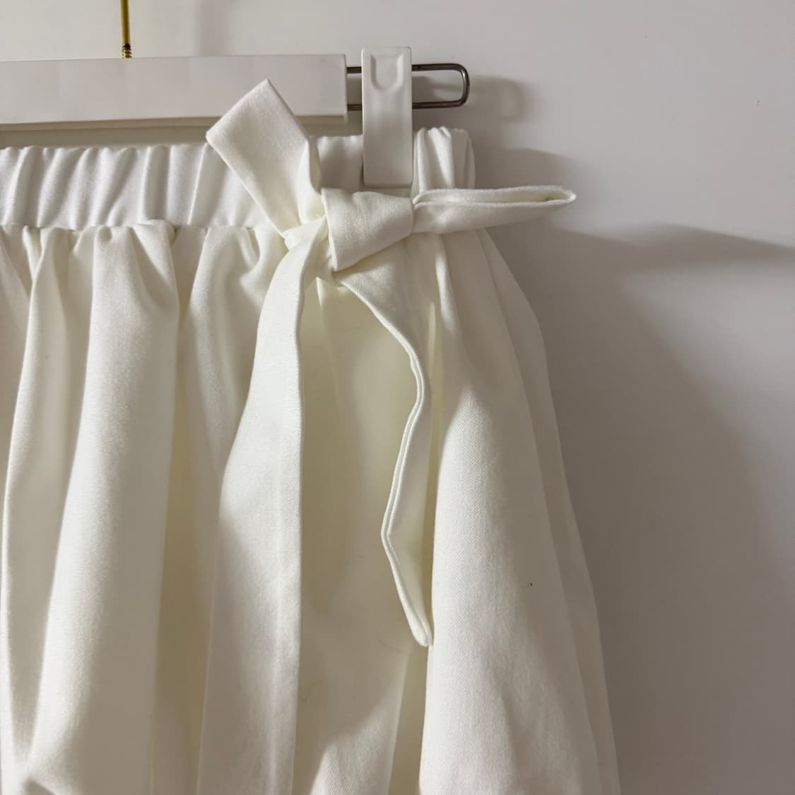 새상품 여자 두툼 리본 펌킨스커트 상품이미지3